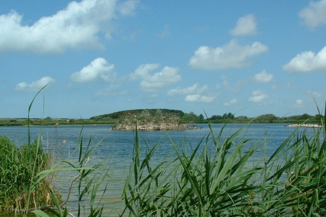 Uitzicht over het Hoefijzermeer.